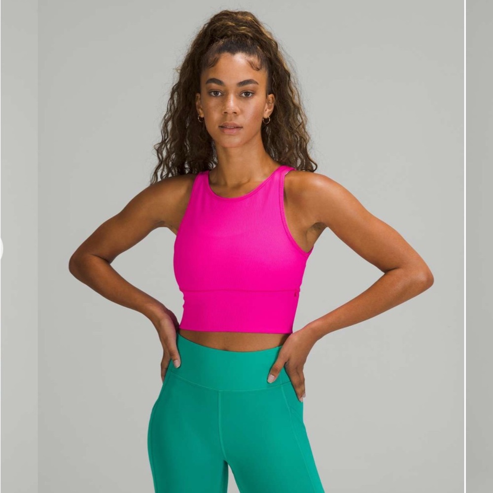 Lululemon Power Pivot Tank XS - POW Pink